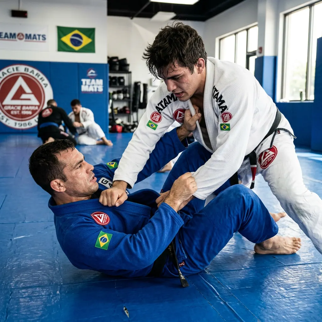 Adult Brazilian Jiu Jitsu training