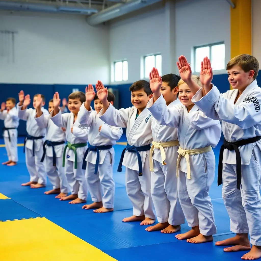 Kids Jiu Jitsu class